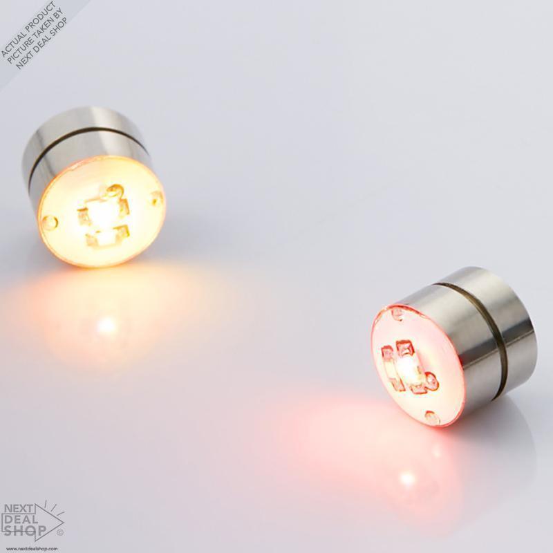 6 Pares de Brincos Magnéticos de LED